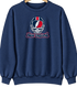 New England Helmet Stealie Premium Unisex Crewneck — New England Patriots — Navy