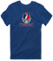 New England Helmet Stealie Premium Unisex T-Shirt — New England Patriots — Navy