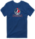 New England Helmet Stealie Premium Unisex T-Shirt — New England Patriots — Navy