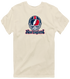 New England Helmet Stealie Premium Unisex T-Shirt — New England Patriots — Sand