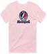 New England Helmet Stealie Premium Unisex T-Shirt — New England Patriots — Light Pink