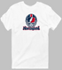 New England Helmet Stealie Premium Unisex T-Shirt — New England Patriots — White