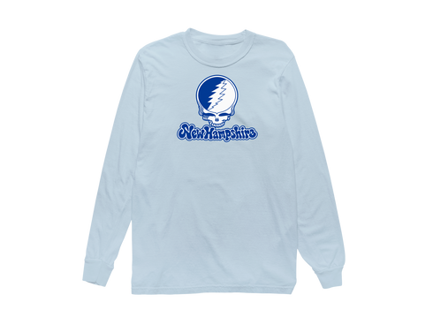 New Hampshire Stealie Premium Unisex Long-Sleeve — Design: New Hampshire University of — Chambray