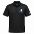 New Hampshire Stealie Premium Unisex Polo — Design: New Hampshire University of — Black
