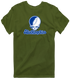 New Hampshire Stealie Premium Unisex T-Shirt — Design: New Hampshire University of — Military Green