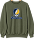 New Haven Stealie Premium Unisex Crewneck — Design: New Haven University of — Military Green