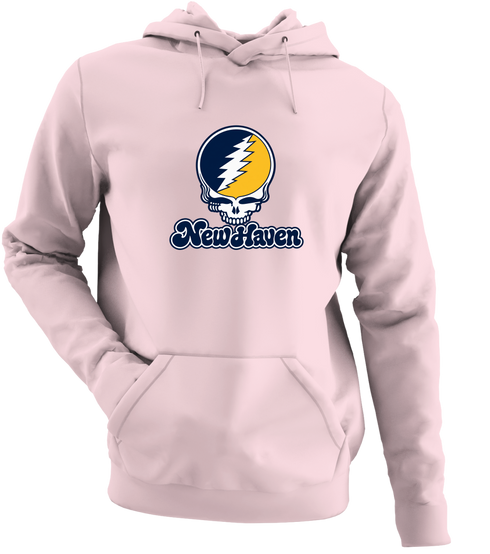 New Haven Stealie Premium Unisex Hoodie — Design: New Haven University of — Light Pink