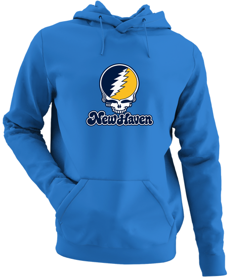 New Haven Stealie Premium Unisex Hoodie — Design: New Haven University of — Heather Royal