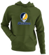 New Haven Stealie Premium Unisex Hoodie — Design: New Haven University of — Military Green