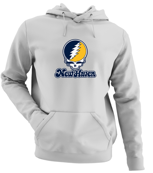 New Haven Stealie Premium Unisex Hoodie — Design: New Haven University of — Sport Grey