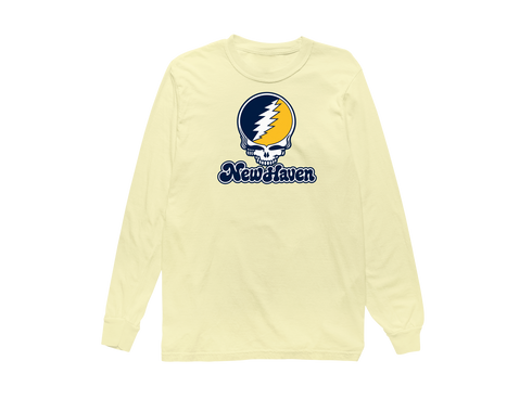 New Haven Stealie Premium Unisex Long-Sleeve — Design: New Haven University of — Butter
