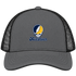 New Haven Stealie Premium Unisex Trucker Cap — Design: New Haven University of — Charcoal/Black