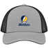 New Haven Stealie Premium Unisex Trucker Cap — Design: New Haven University of — Heather Grey/Black