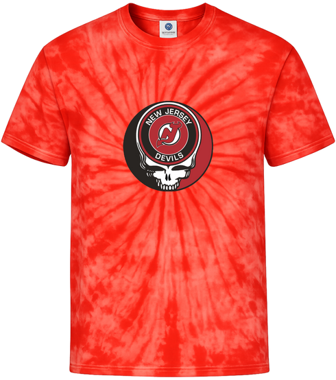 New Jersey Devils Stealie Tie-Dye T-Shirt