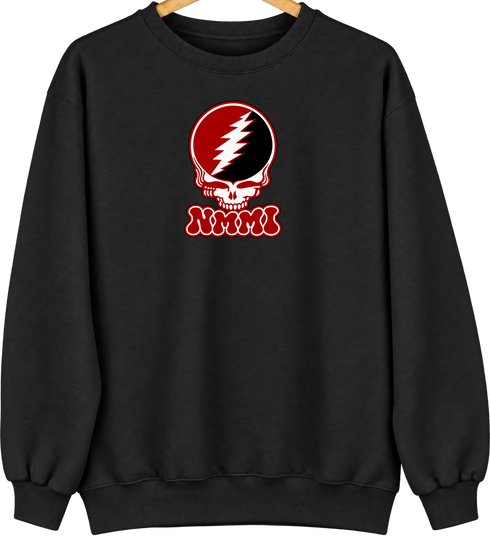 New Mexico Military Stealie Premium Unisex Crewneck — Black