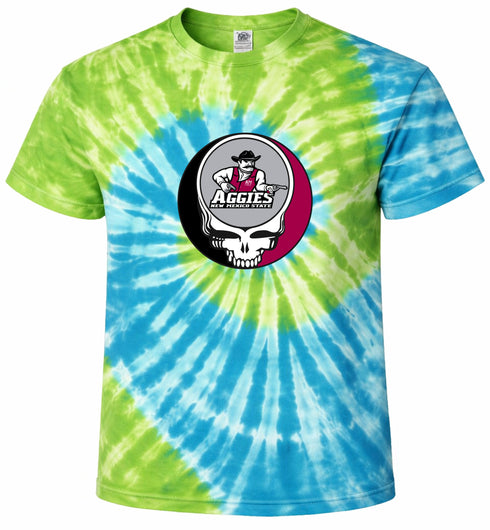 New Mexico State University Stealie Tie-Dye T-Shirt