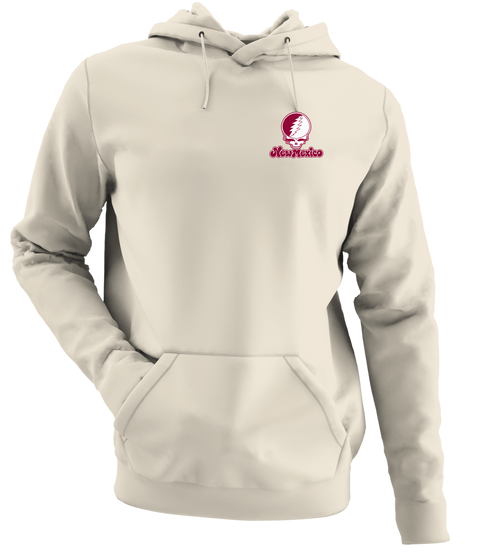 New Mexico Stealie Premium Unisex Hoodie — Design: New Mexico State University — Sand
