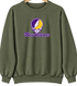 New Orleans Stealie Premium Unisex Crewneck — Design: New Orleans The University of — Military Green