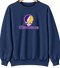 New Orleans Stealie Premium Unisex Crewneck — Design: New Orleans The University of — Navy