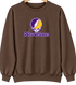 New Orleans Stealie Premium Unisex Crewneck — Design: New Orleans The University of — Brown