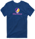 New Orleans Stealie Premium Unisex T-Shirt — Design: New Orleans The University of — Navy