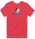New Orleans Stealie Premium Unisex T-Shirt — Design: New Orleans The University of — Heather Red
