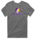 New Orleans Stealie Premium Unisex T-Shirt — Design: New Orleans The University of — Charcoal