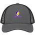 New Orleans Stealie Premium Unisex Trucker Cap — Design: New Orleans The University of — Charcoal/Black