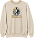 New Orleans Helmet Stealie Premium Unisex Crewneck — New Orleans Saints — Sand