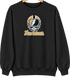 New Orleans Helmet Stealie Premium Unisex Crewneck — New Orleans Saints — Black