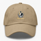 New Orleans Helmet Stealie Premium Unisex Dad Hat — New Orleans Saints — Khaki