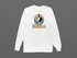 New Orleans Helmet Stealie Premium Unisex Long-Sleeve — New Orleans Saints — White