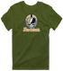 New Orleans Helmet Stealie Premium Unisex T-Shirt — New Orleans Saints — Military Green