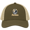 New Orleans Helmet Stealie Premium Unisex Trucker Cap — New Orleans Saints — Moss/Khaki