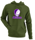 New York Stealie Premium Unisex Hoodie — Design: New York University — Military Green