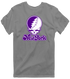 New York Stealie Premium Unisex T-Shirt — Design: New York University — Dark Heather