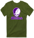 New York Stealie Premium Unisex T-Shirt — Design: New York University — Military Green