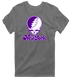 New York Stealie Premium Unisex T-Shirt — Design: New York University — Charcoal