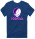 New York Stealie Premium Unisex T-Shirt — Design: New York University — Navy