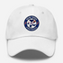 New York Football Dancing Bear Premium Dad Hat — New York Giants — White