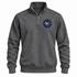 New York Football Dancing Bear Premium Quarter-Zip — New York Giants — Charcoal