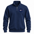 New York Football Dancing Bear Premium Quarter-Zip — New York Giants — Navy