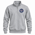 New York Football Dancing Bear Premium Quarter-Zip — New York Giants — Sport Grey