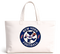 New York Football Dancing Bear Premium Tote Bag — New York Giants — White