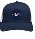 New York Football Dancing Bear Premium Trucker Cap — New York Giants — Navy/White