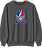 New York Helmet Stealie Premium Unisex Crewneck — New York Giants — Dark Heather