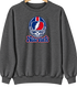 New York Helmet Stealie Premium Unisex Crewneck — New York Giants — Dark Heather