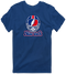 New York Helmet Stealie Premium Unisex T-Shirt — New York Giants — Navy