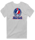 New York Helmet Stealie Premium Unisex T-Shirt — New York Giants — Sport Grey