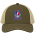 New York Helmet Stealie Premium Unisex Trucker Cap — New York Giants — Moss/Khaki